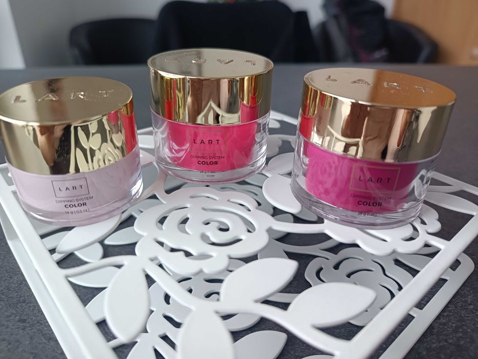 Lart Pro puder do manicure tytanowego puder tytanowy