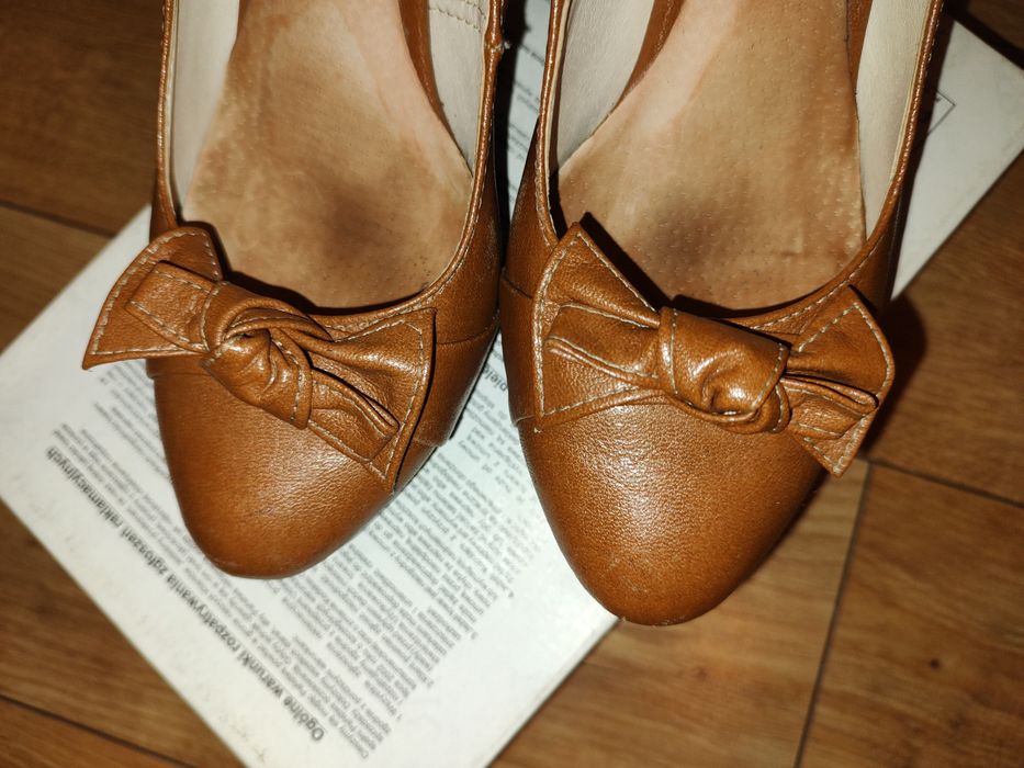 Brązowe szpilki rozmiar 39