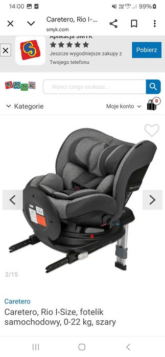 Fotelik samochodowy