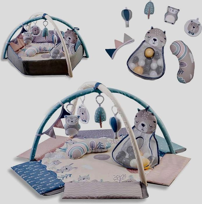 Mata edukacyjna Momi pastel
