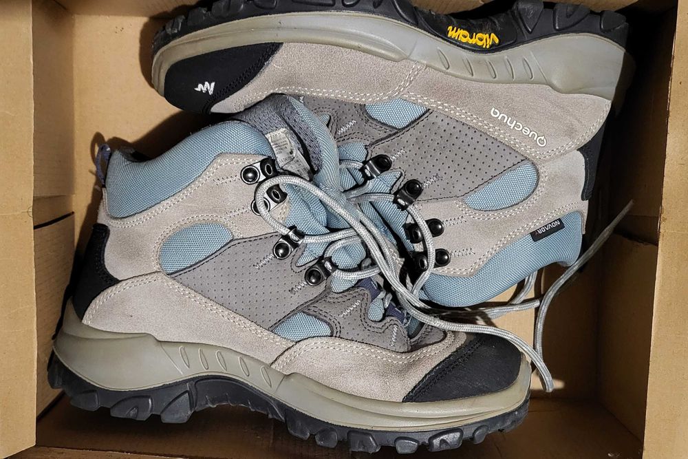 Buty damskie Quechua rozm. 38, super stan, skóra, membrana NOVADRY