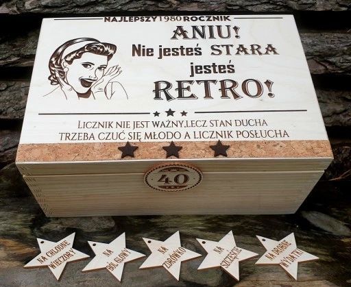 prezent 30 40 50 60 urodziny dla niej dla kobiety