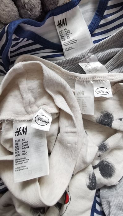 Body długim rękaw i spodenki. Wszystko h&m