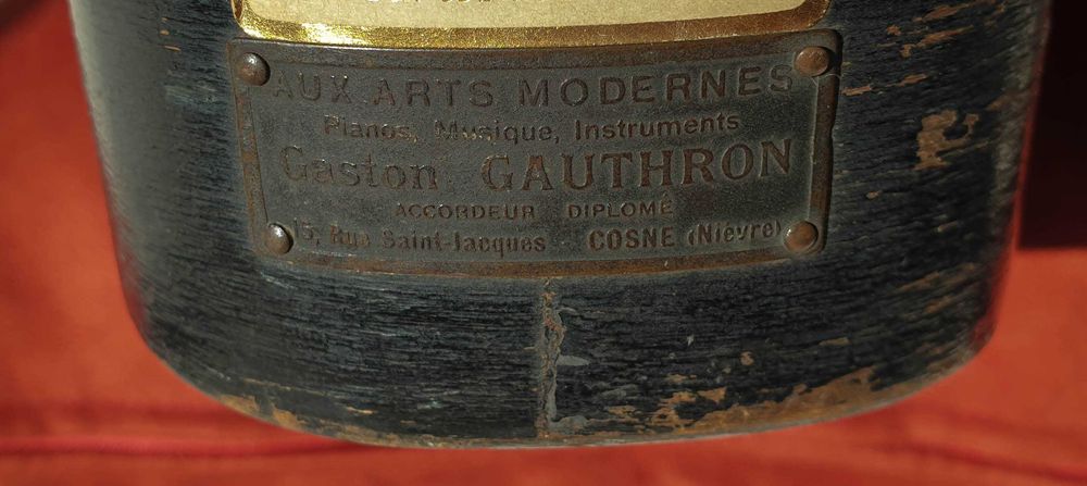 Violino 4/4 Antigo Francês Gaston Gauthron c/ Certificado