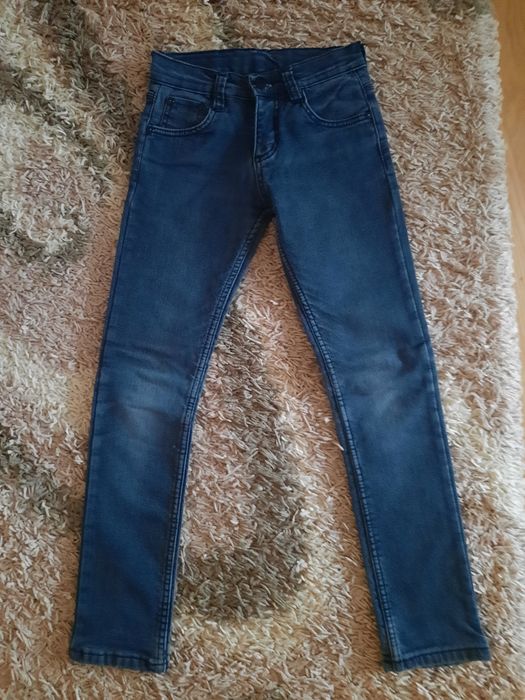 Джинси на флісі на дівчинку розмір 140-146