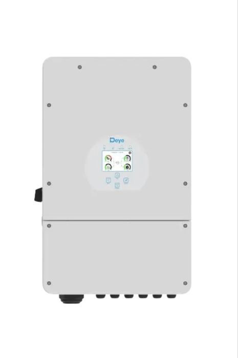 Інвертор однофазний гібридний Deye SUN-12K-SG02LP1-EU-AM3 WiFi (12 kW, 1 фаза, 3 MPPT, LV) Гібридний однофазний інвертор 12 кВт