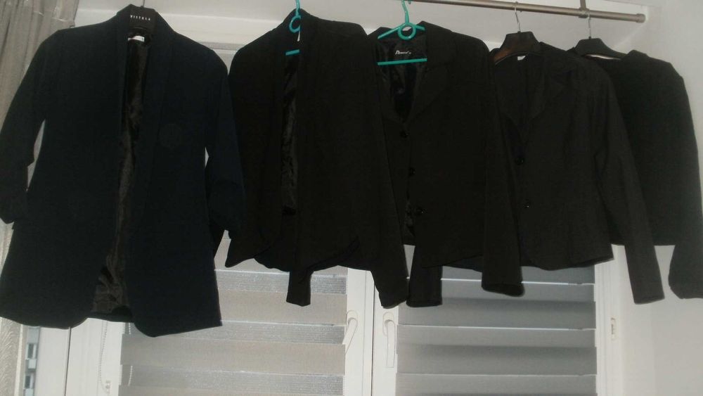 Zestaw ciemnych ubrań damskich S/M/L -m.in. Nike, Mango- mega paka