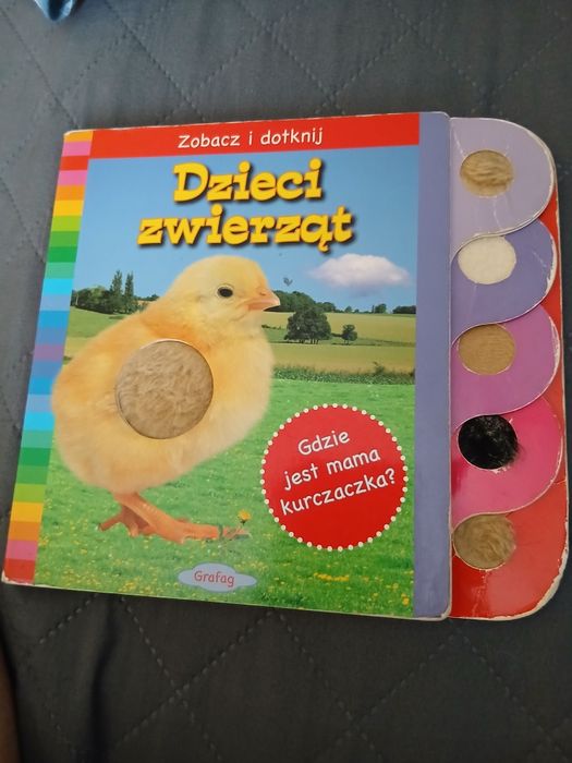 Książka sensoryczna Dzieci zwierząt