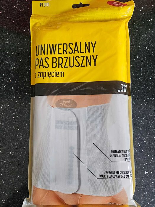 uniwersalny pas brzuszny z zapięciem