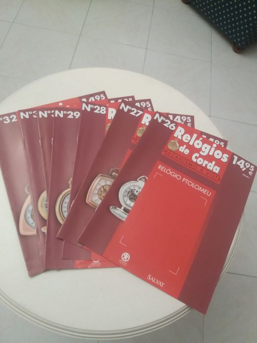 Coleção de revistas relógios da salvat