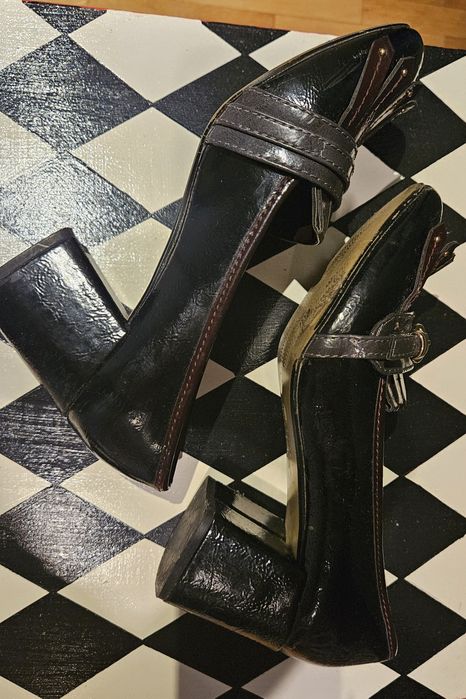 Mokasyny damskie vintage