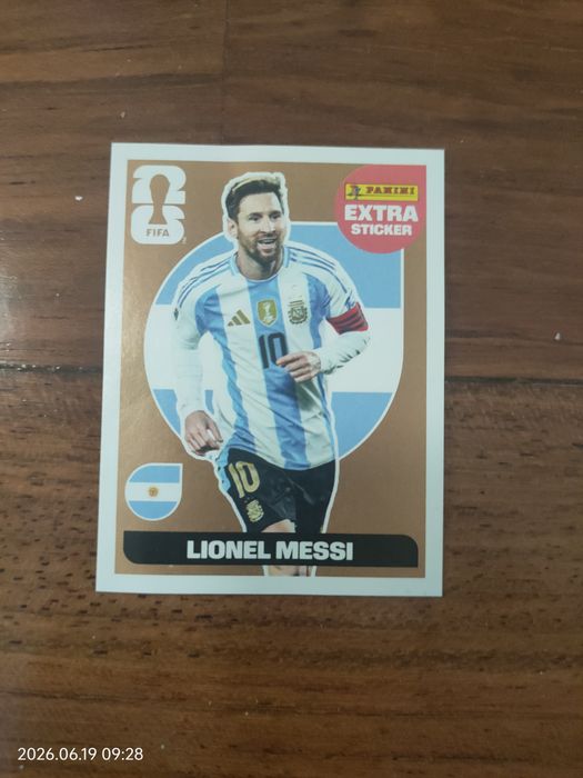 Messi EXTRA STICKER bronze