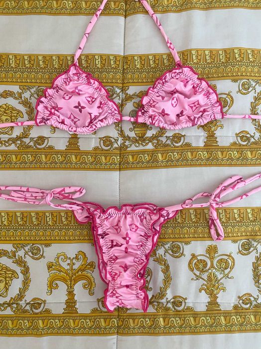 Bikini LV do Brasil Rosa