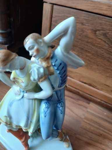 Duża figurka porcelanowa tancerzy Herenda