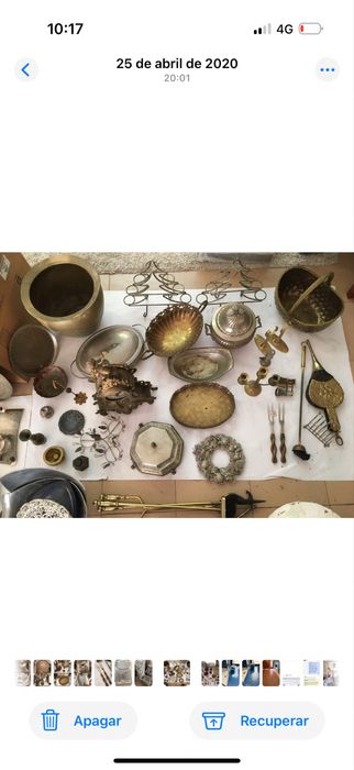 Antiguidades anos 70 80 vintage bronze ferro latao estanho fogo etc