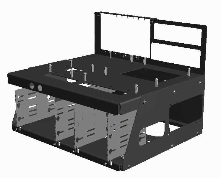 Obudowa P-CASE 10 ATX RAW najlepszy test bench na rynku !Profesjonalny
