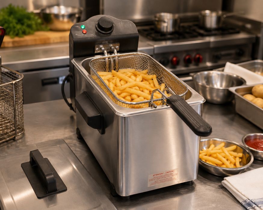 FRITADEIRA ELÉTRICA INOX TECHWOOD