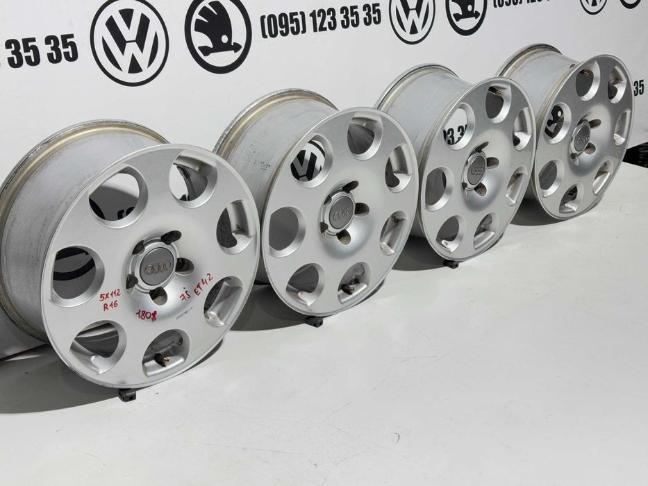 титани r16 5x112 диски audi volkswagen skoda touran passat golf