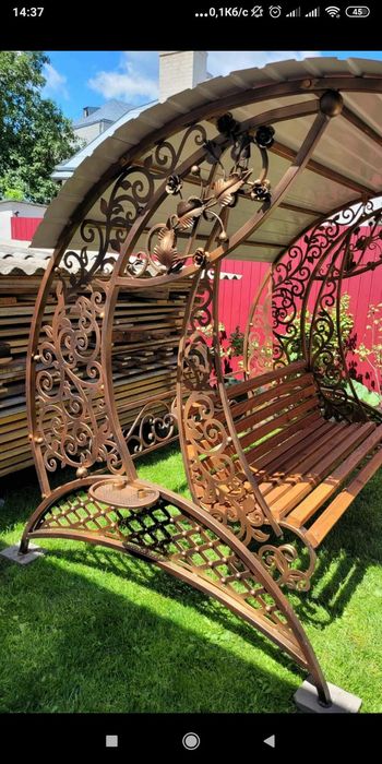 Качелі Лавки лофт матеріал Дуб , комплект Джессіка матеріал дуб