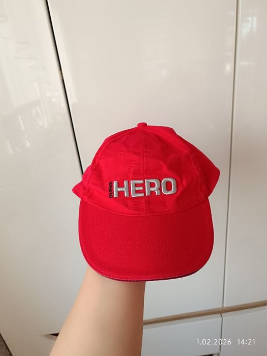 Czapka z daszkiem Super Hero czerwona