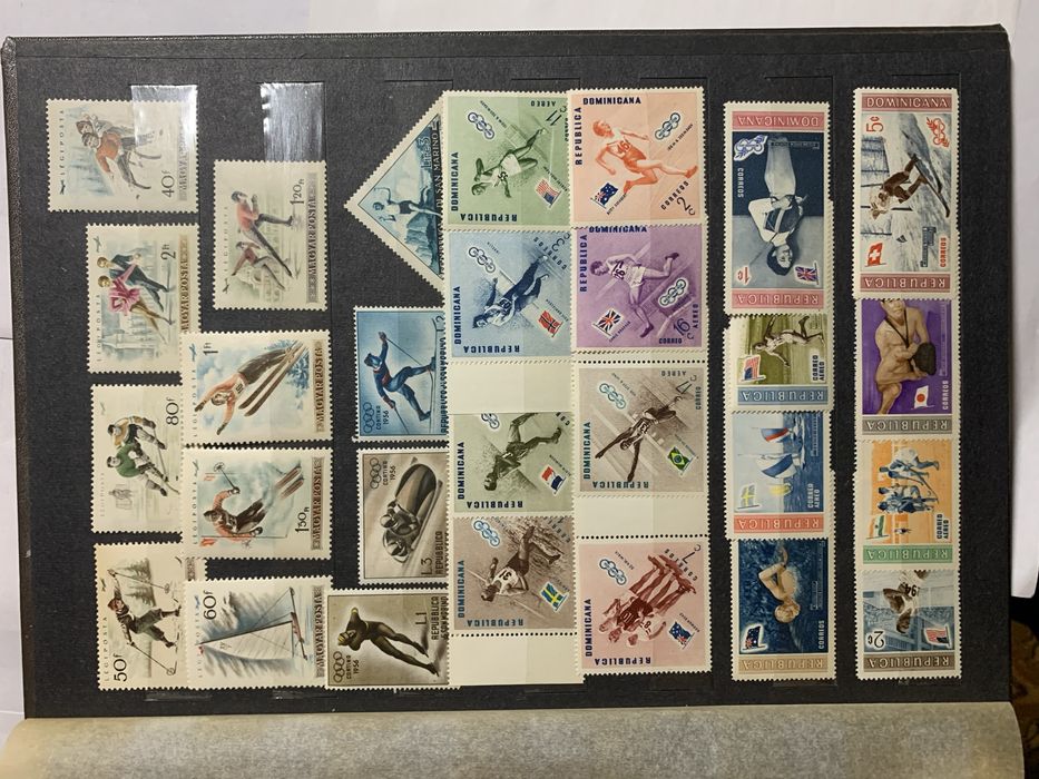 Почтовые марки «Спорт»иностр.не гашен(чистые)