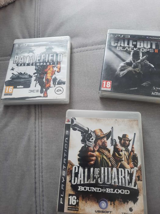 Zestaw 3 gier na ps3 komplety