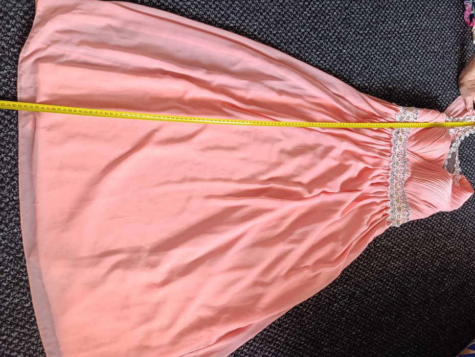 Sukienka wieczorowa L/XL łosoś
