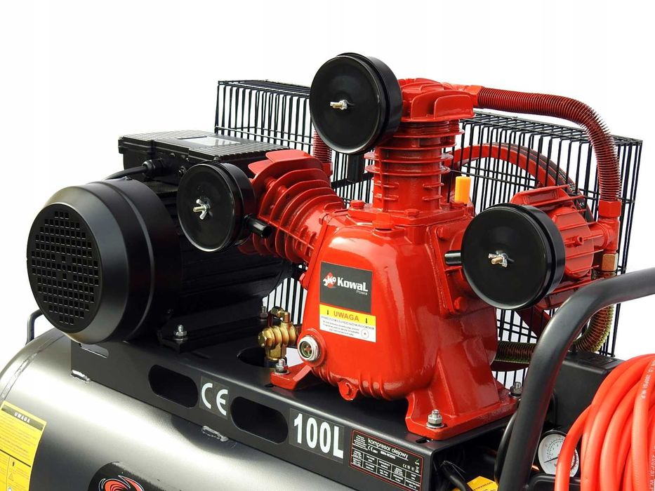 Компресор повітряний Kowal Polska 100л 3кВт 10ат 430л/хв компрессор PL