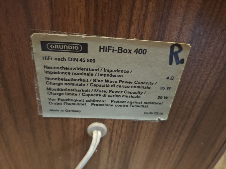 Kolumny Grundig box 400