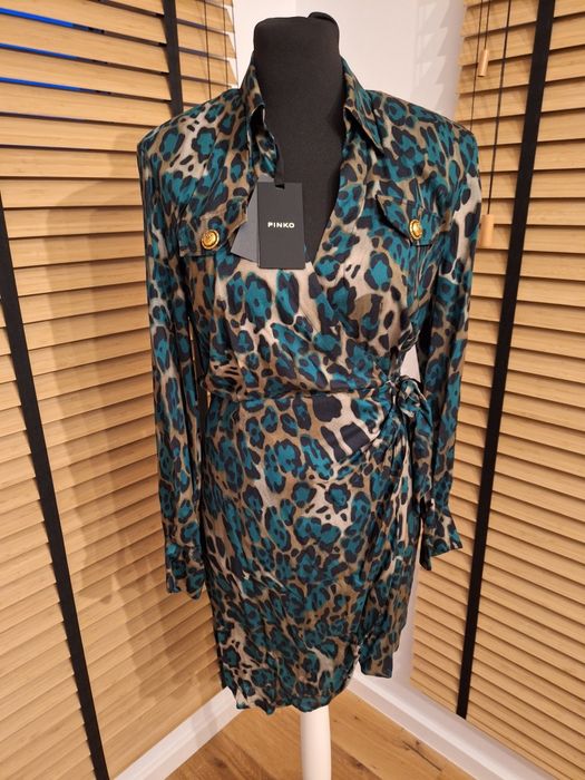 Pinko, Alix Abito, damska sukienka na każdą okazję, r. S