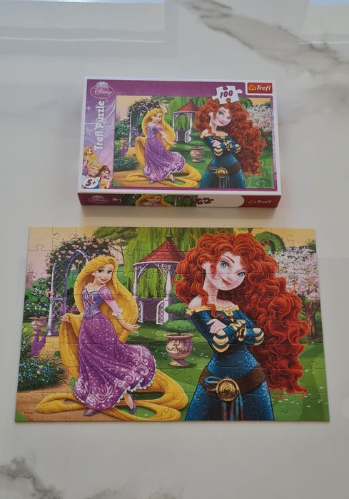 Jak nowe puzzle trefl Disney Księżniczki  100 szt