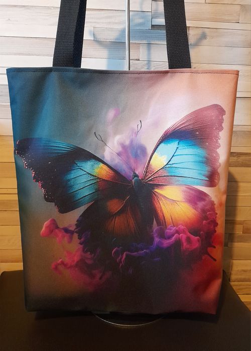 Torba, torebka, shopperka wodoodporna - motyl
