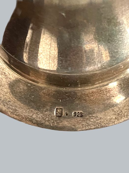 Jarra porcelana e prata 925 companhia das indias cantão