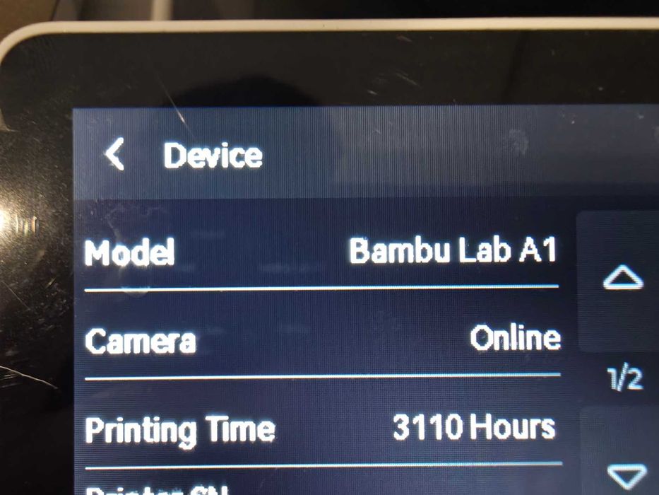 Drukarka 3D - Bambu Lab A1 Combo - Używana - 3110h + dodatki
