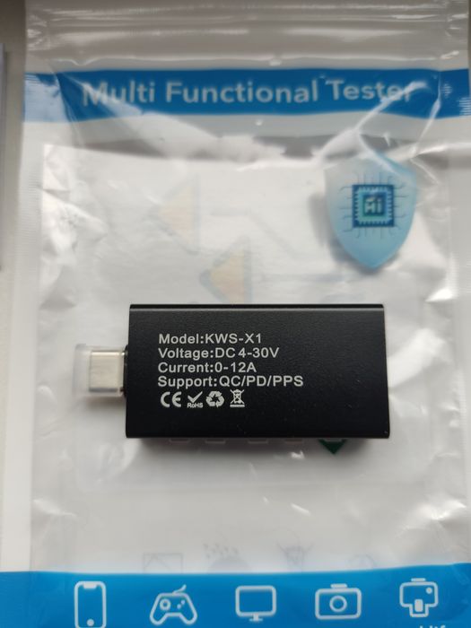 Новий USB тестер KOWSI KWS-X1 кольоровий дисплей
