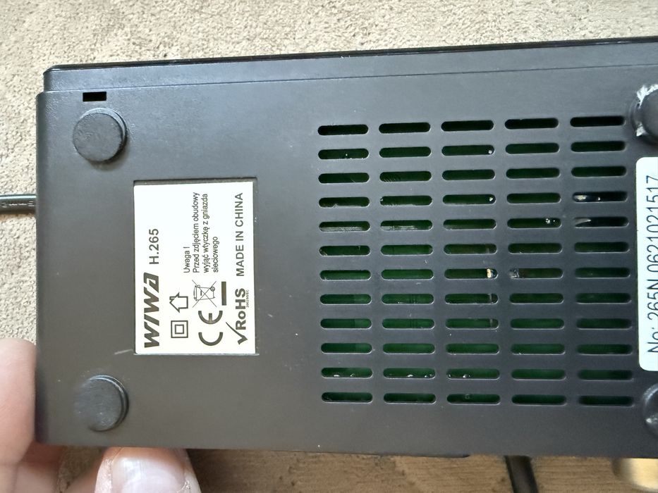 Dekoder dvbt t2 h.265 brak pilota