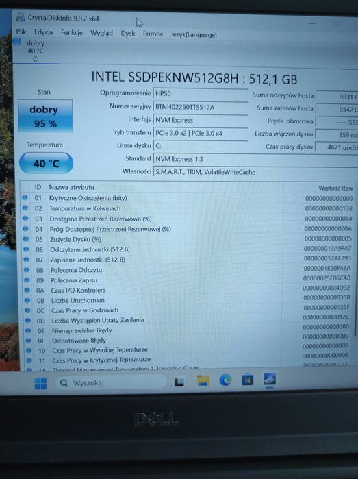 Laptop Dell Latitude 5490 i7-8650U, SDD 512 GB, 16 GB RAM