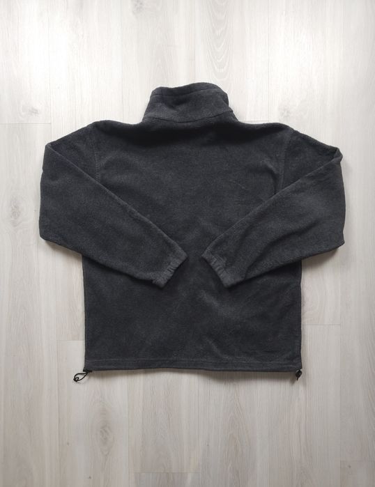 Columbia Full Zip Fleece Jacket Charcoal Men's L (XM6387)