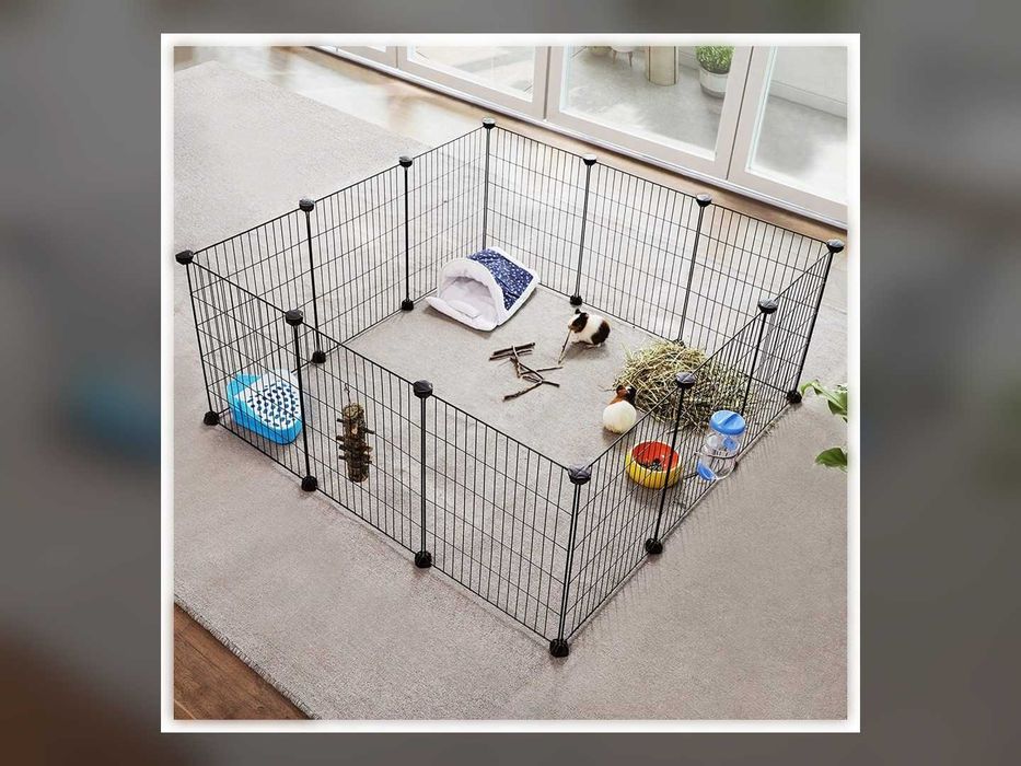 nowe klatka królik songmics kojec 73x143x46 cm wysyłka