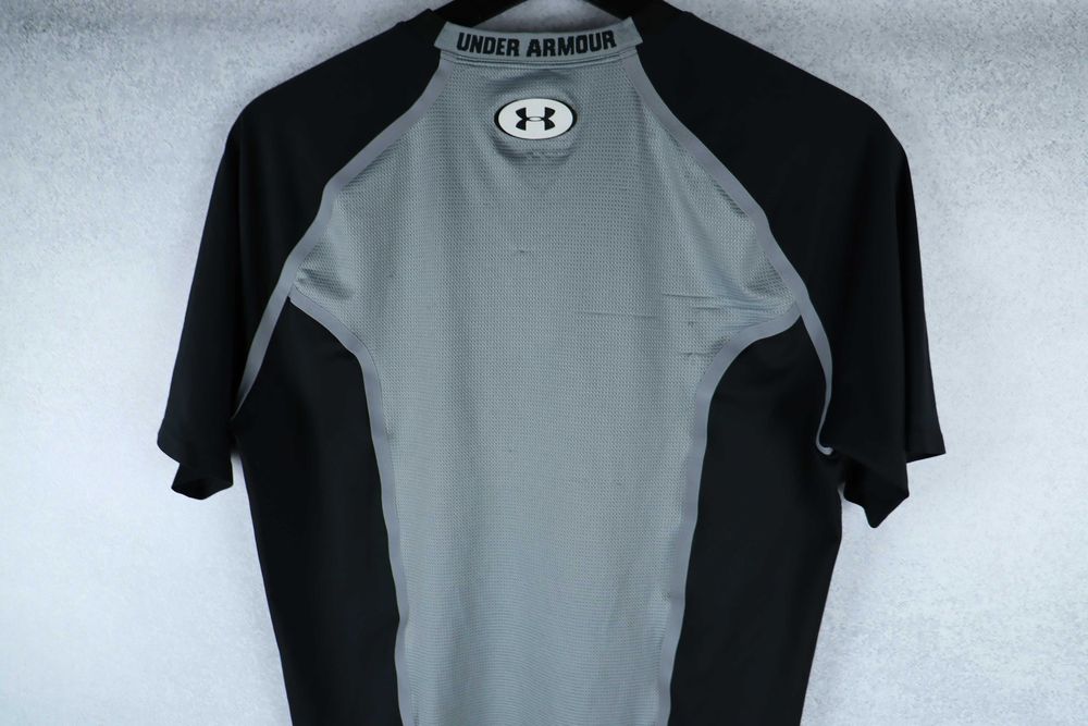 Under Armour heatgear męska koszulka t-shirt obcisła stretch rashguard mma compression dopasowana L