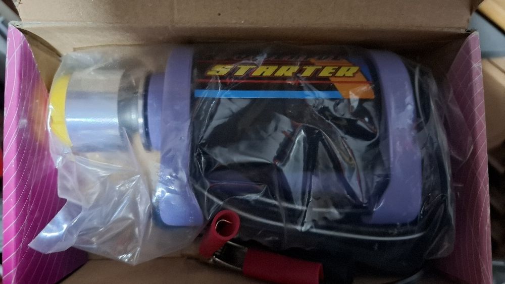 Arrancador / Starter Rc 12V Novo. P/ motor, avião, helicóptero e barco