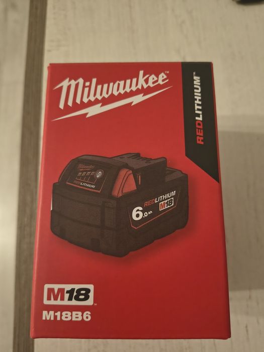 Bateria akumulator Milwaukee m18 6ah nowa nowy