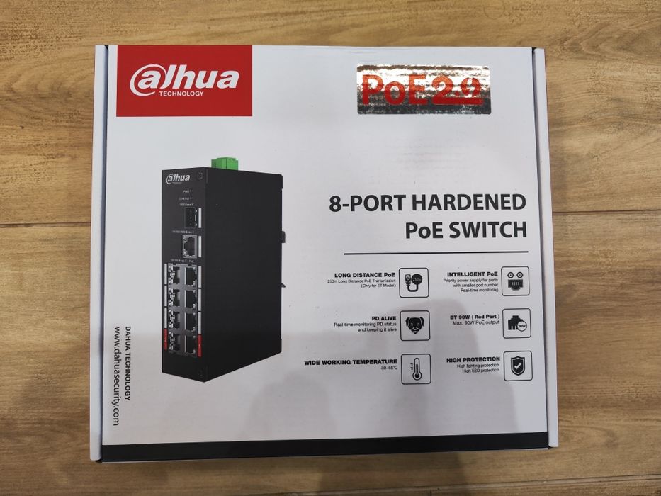 Комутатор мережевий POE Dahu DH-PFS3110-8ET-96