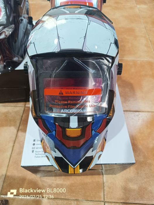 Máscaras de solda com visão real!!