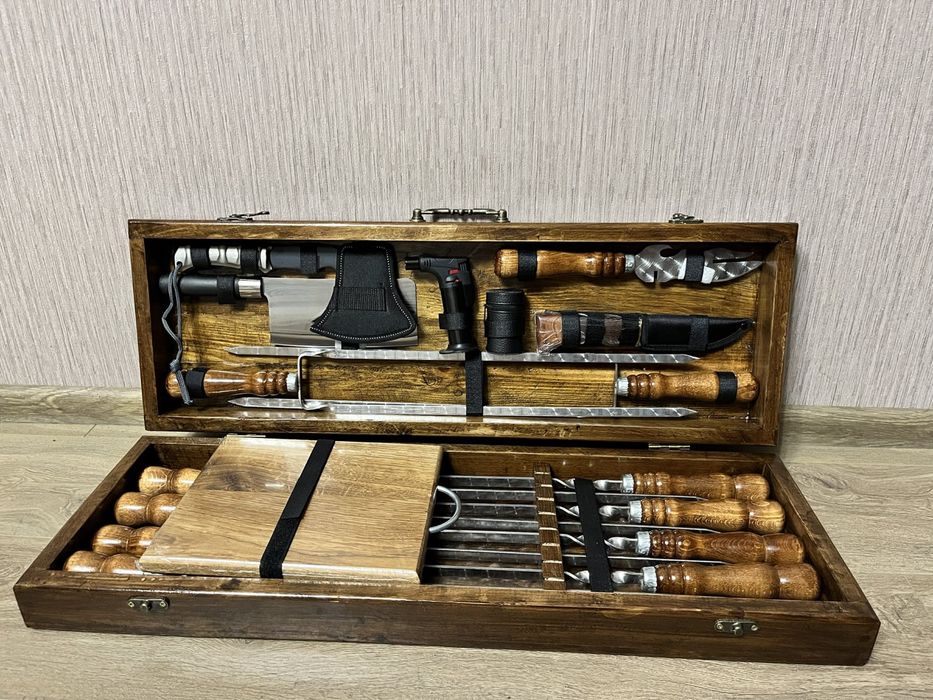 Подарочные наборы шампуров! Набори шампурів!