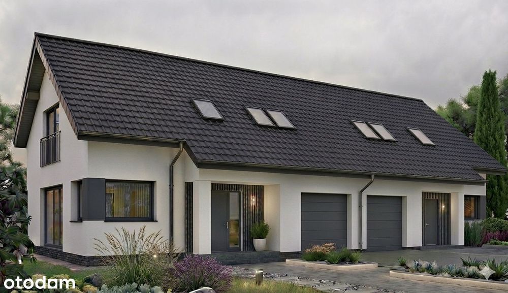 Dom w zabudowie bliźniaczej w Łodzi | 130 m² | działka 625 m²