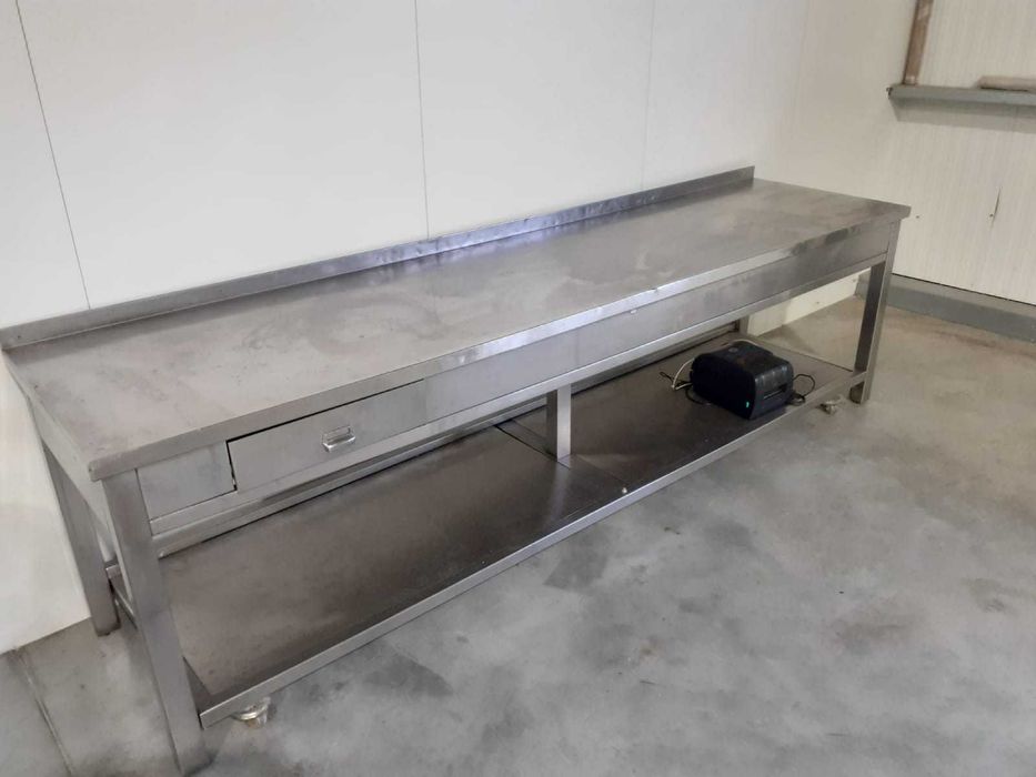 Mesa de Inox Indústira/Restauração
