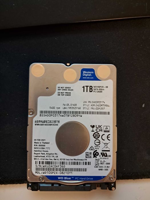 Dysk WD 1TB WD10SPZX-08 2.5 Cala