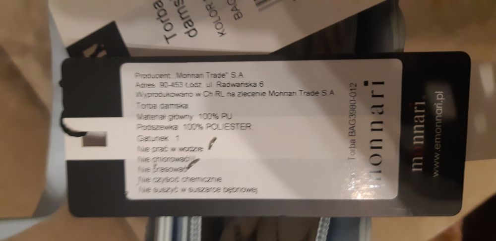 Niebieska torebka damska