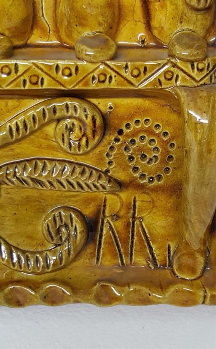 Placa da uktima ceia de cristo da fetamista Rosa Ramalho